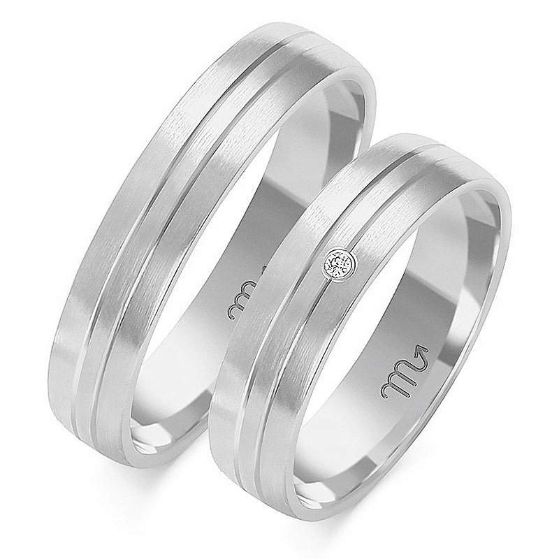 Zlaté Prsteny 14K 5 mm Zirkon id OE-71