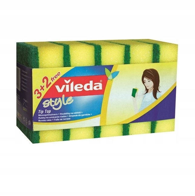 

Zmywak Vileda myjka gąbka kuchenna Style 5szt kpl