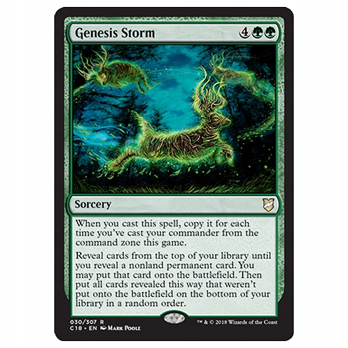 Mtg Genesis Storm (Rare)