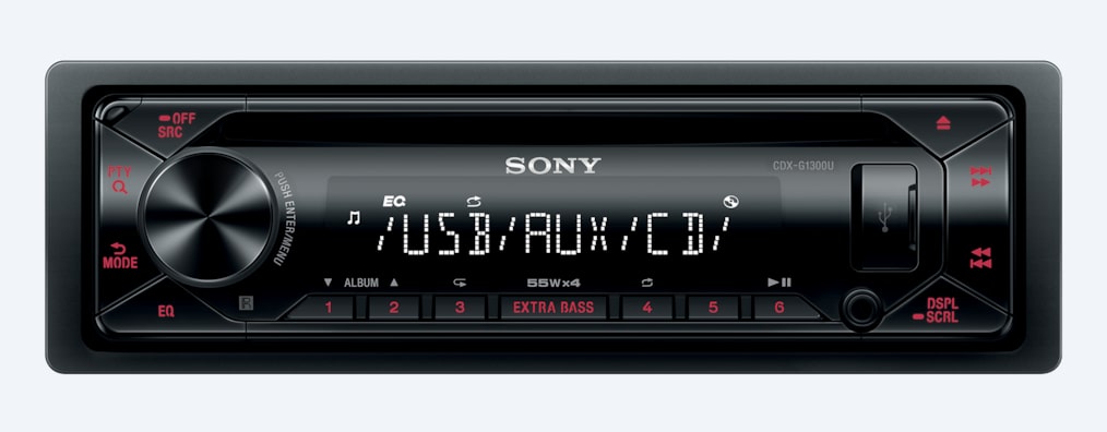 МАШИНА SONY CDX-G1300U CD MP3 USB AUX