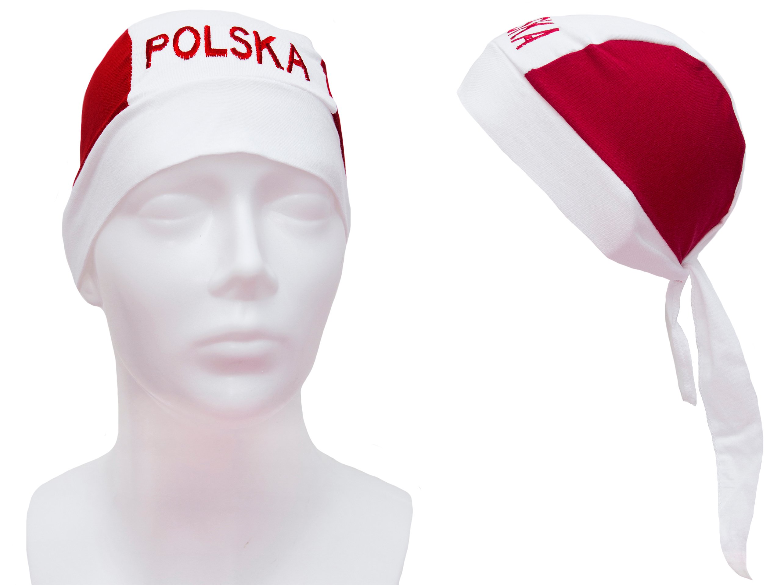 

Piratka napis Polska czapka chustka Dla Dorosłych