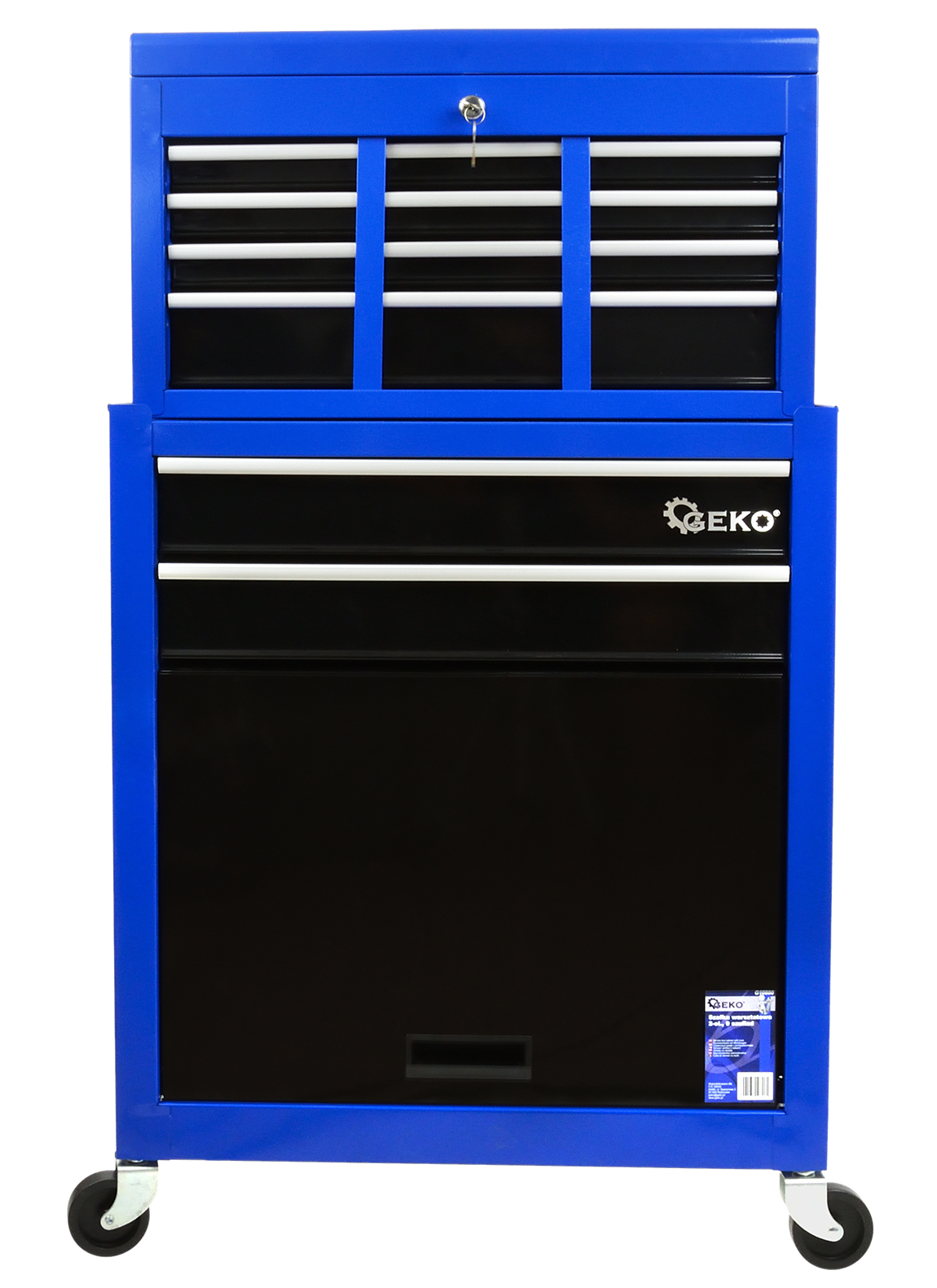 WÓZEK NARZĘDZIOWY WARSZTATOWY SZAFKA 9 SZUFLAD 2EL EAN (GTIN) 5901477107061