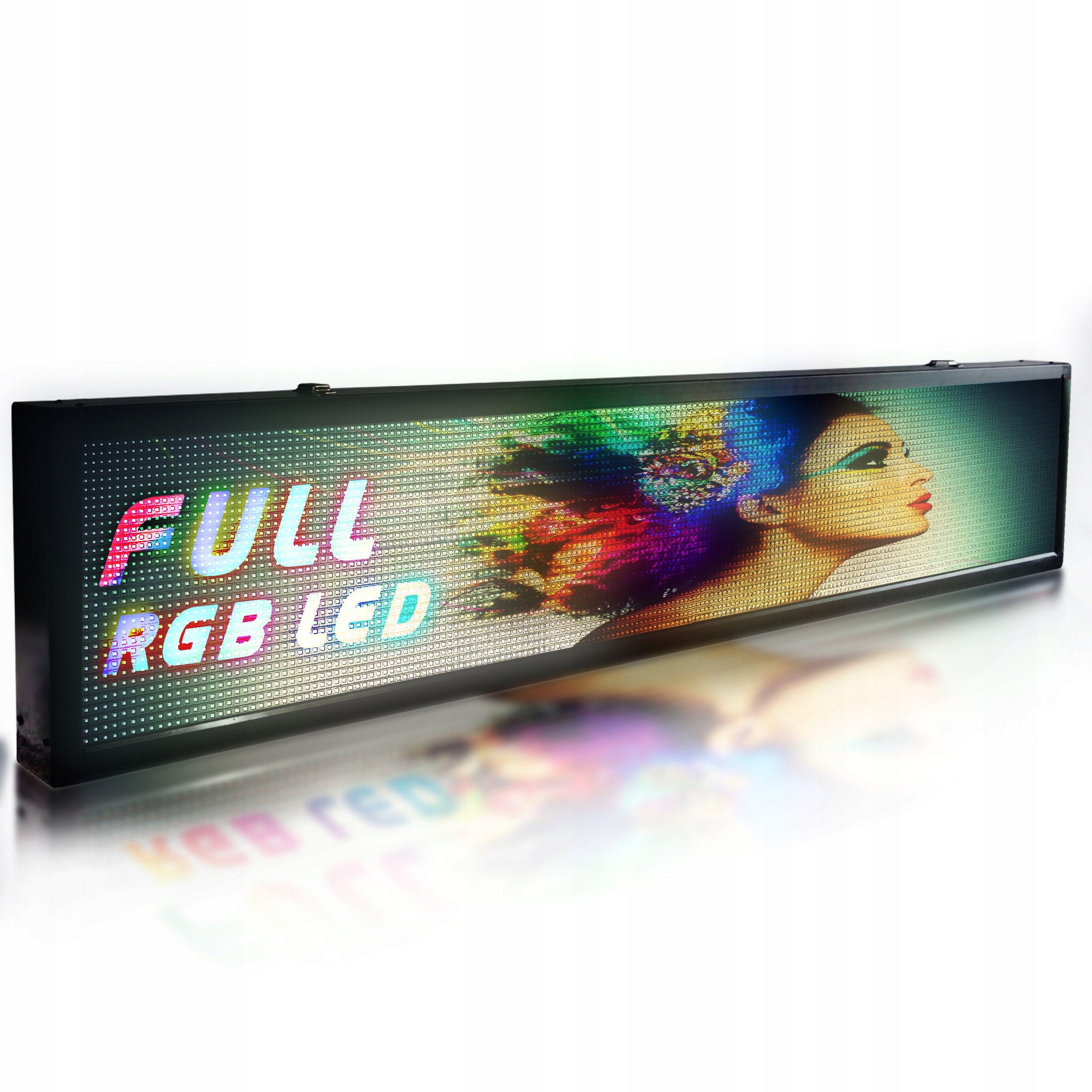 REKLAMA DWUSTRONNA LED RGB Tablica Ekran 100x40cm