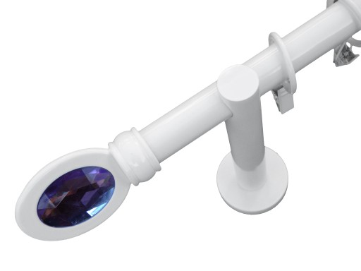 KARNISZE KARNISZ BIAŁY FIRANKA ZASŁONA 19MM 240CM Marka Gomet