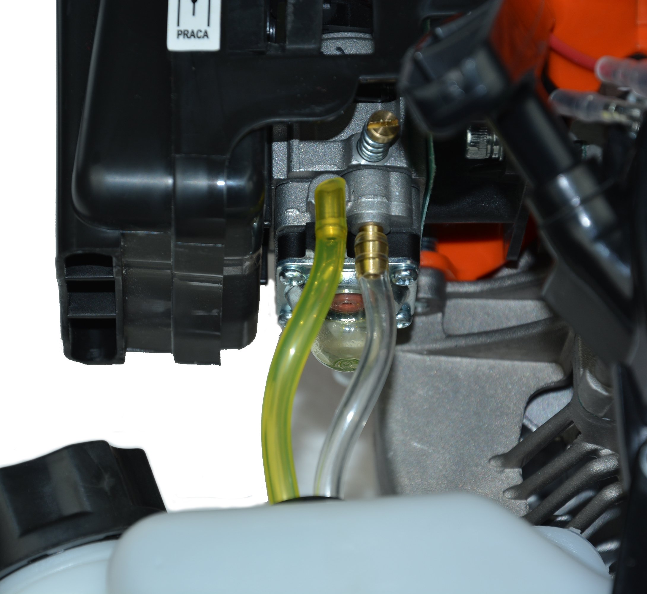 KOSA SPALINOWA KOSIARKA PODKASZARKA ŻYŁKOWA TARCZA MASKA OCHRONNA POJEMNIK Kod producenta 81061