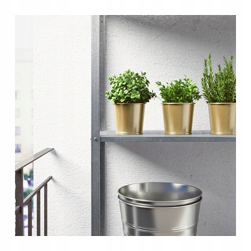 IKEA DAIDAI Osłonka Doniczka SHABBY 9 cm MOSIĄDZ Marka Ikea