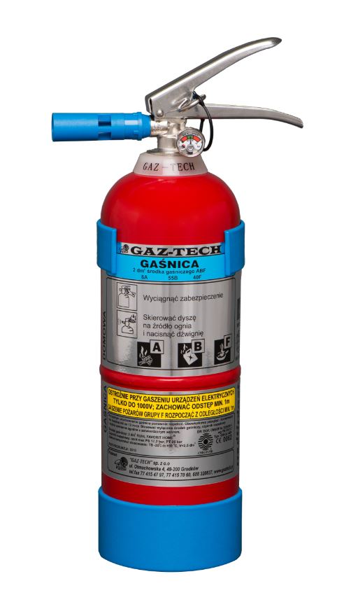 Gaśnica gastronomiczna GW-2X Abf Plus z wieszakiem