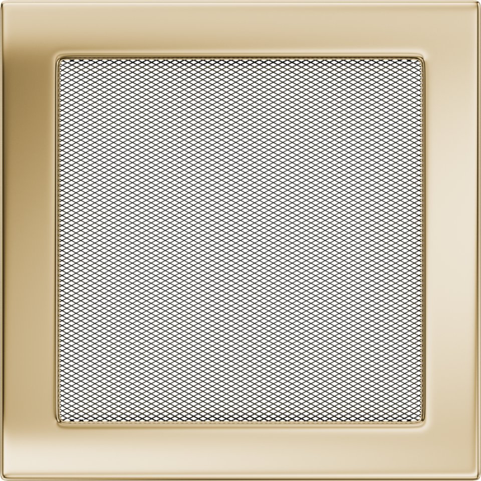 Krbová Mřížka 22x22 Pozlacená Větrací