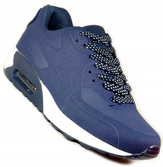 M1187 GRANATOWE SPORTOWE BUTY ADIDASY AIRMAX r.44 Marka Factoryshoe