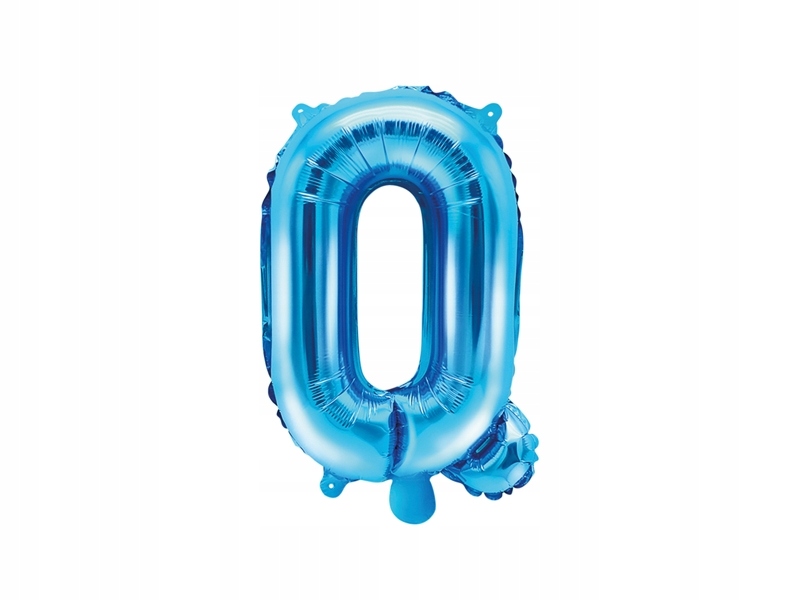 

Balon foliowy Litera "q" 35cm, niebieski