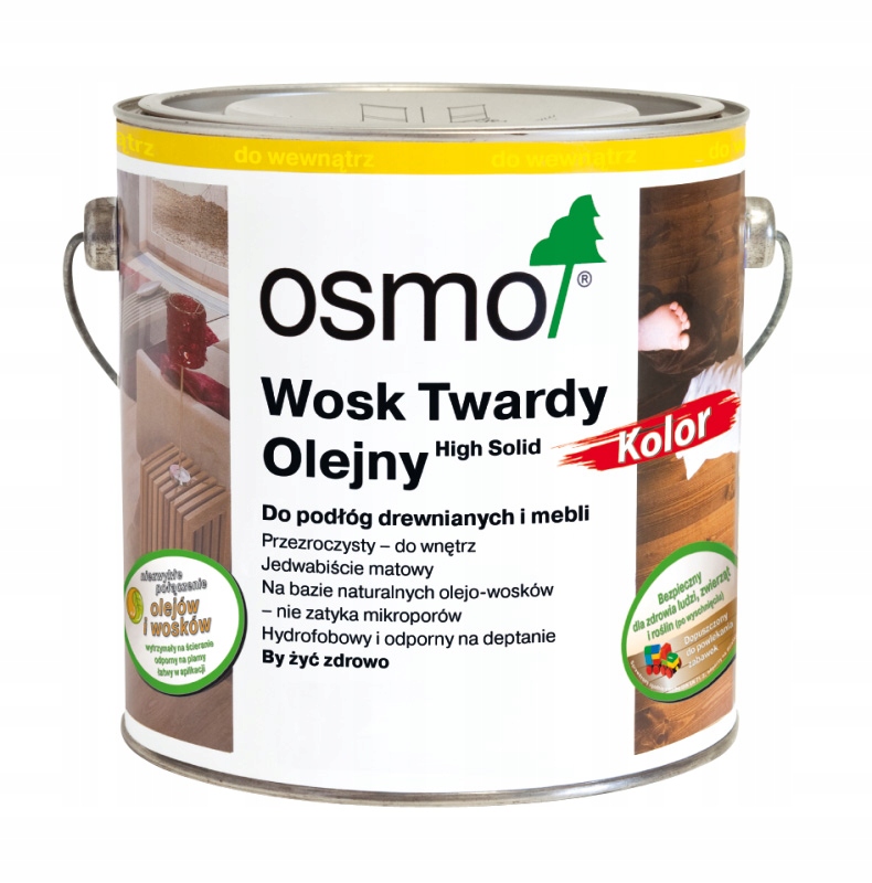 Tvrdý Vosk olejový vosk Osmo 0.75L grafit 3074
