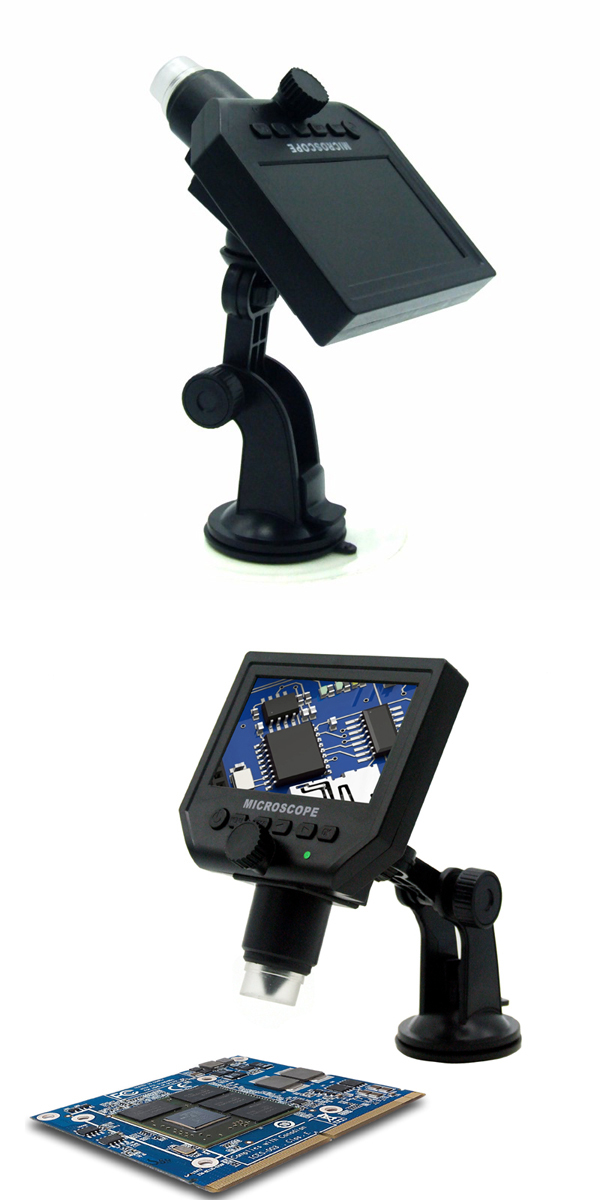 Mikroskop Cyfrowy ZOOM x600 3.6MP HD OLED 1080p — zdjęcie 6