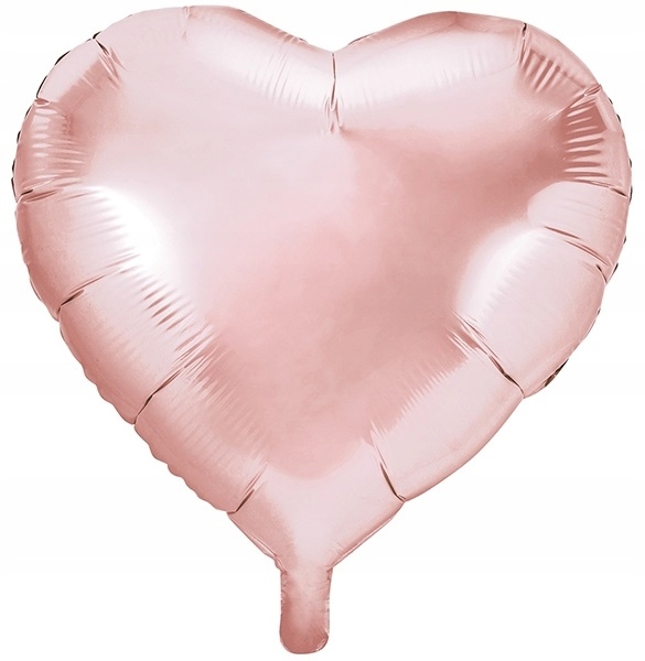 

Balon Foliowy Serce Różowe Złoto 61CM Wesele Ślub