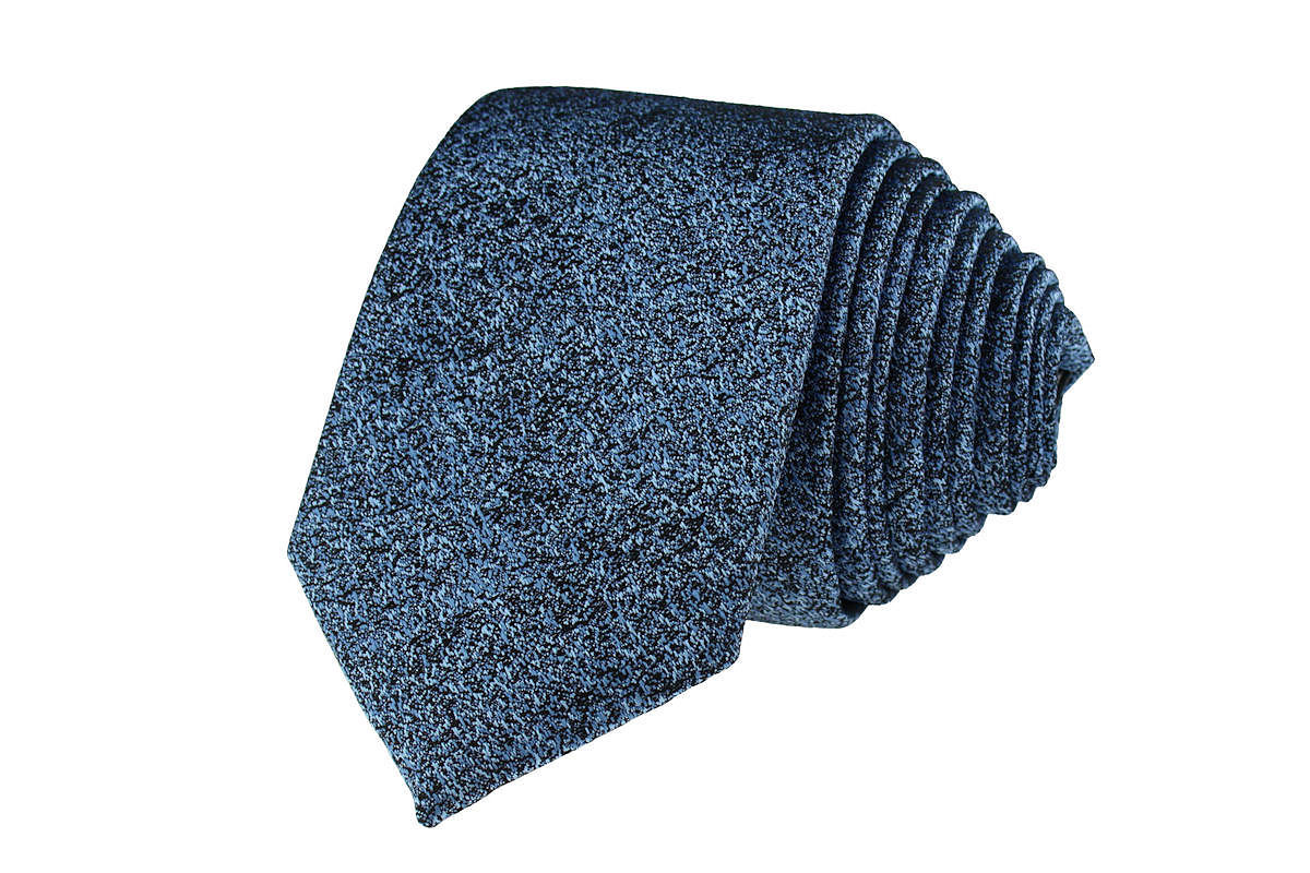 

Krawat Wąski Męski kolor Niebieski Ciemny Lazurowy
