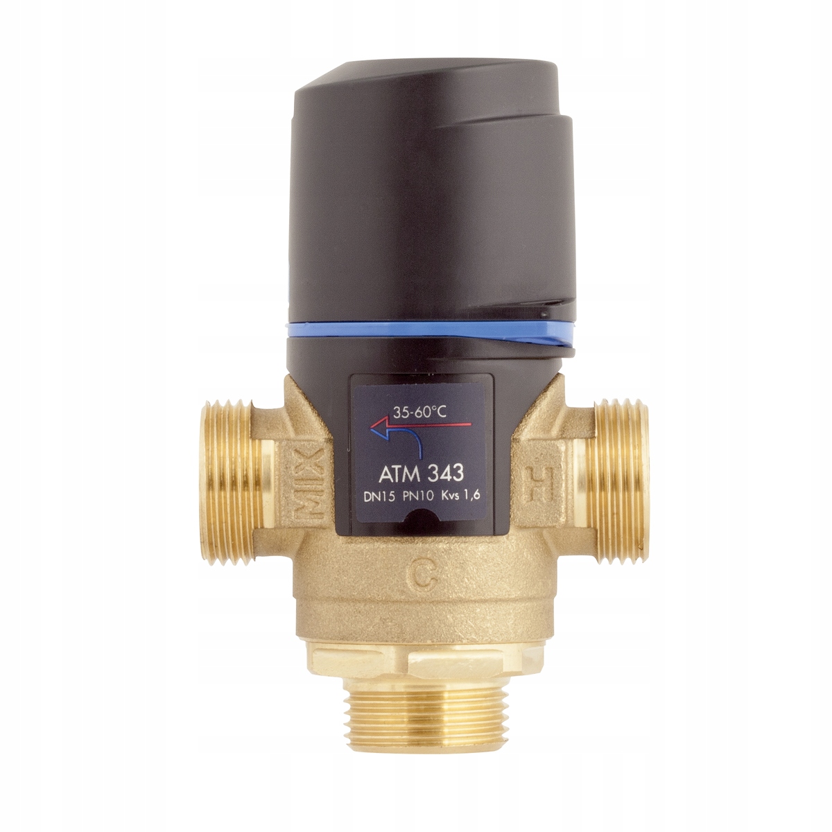 Afriso Termostatický směšovací Ventil s přípojkou 3/4"GZ, teplota 35-60 °C