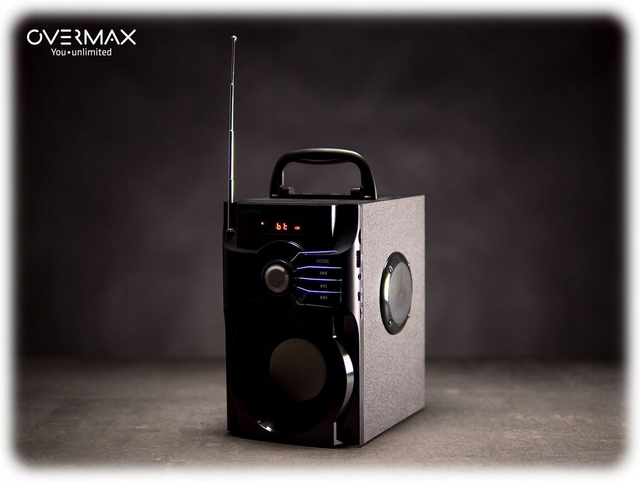 PRZENOŚNY GŁOŚNIK BLUETOOTH MOCNA BATERIA RADIO FM Szerokość produktu 12 cm