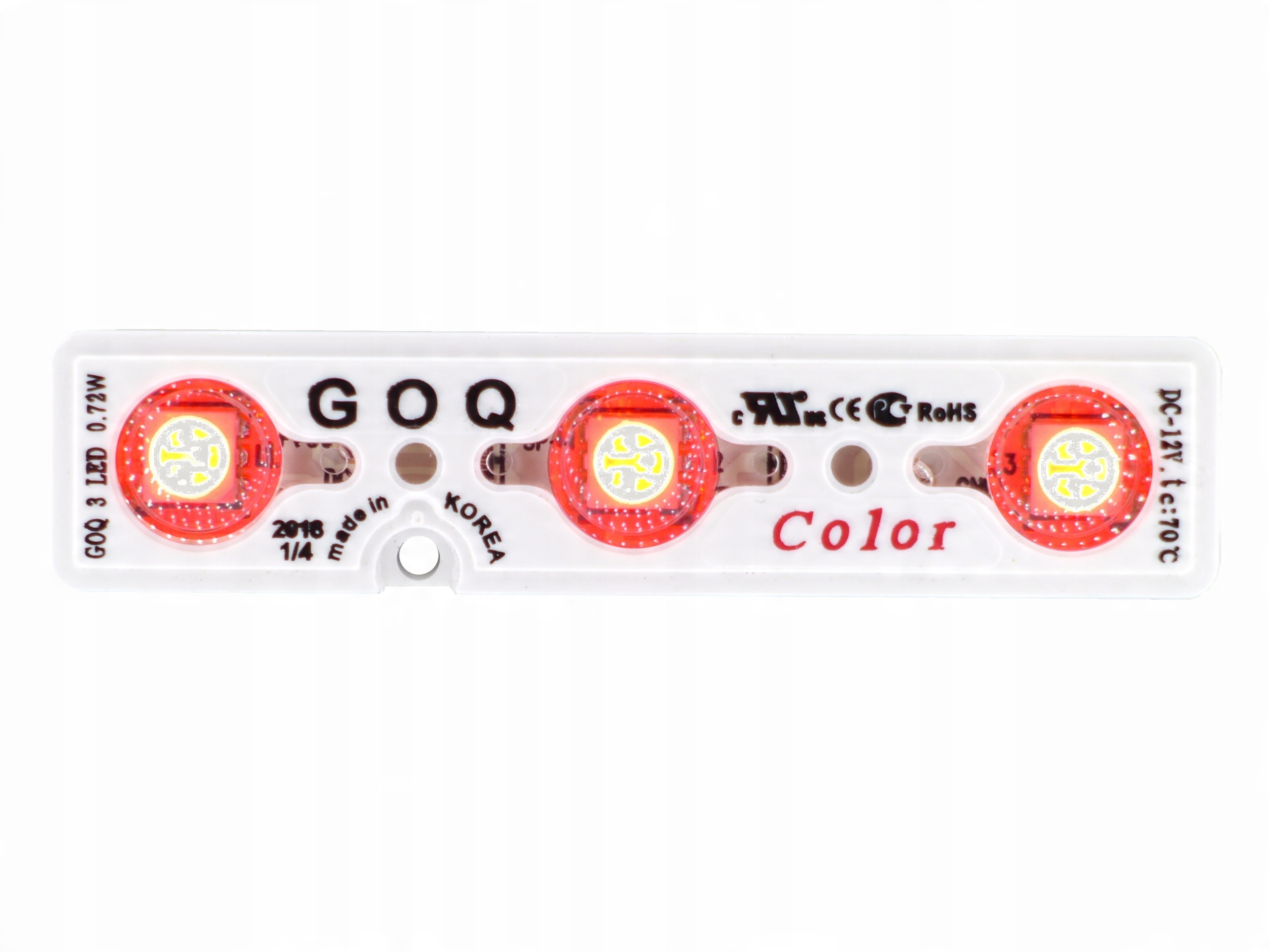 

Moduł Led Goq Chip Samsung IP68 Czerwony 0,72W