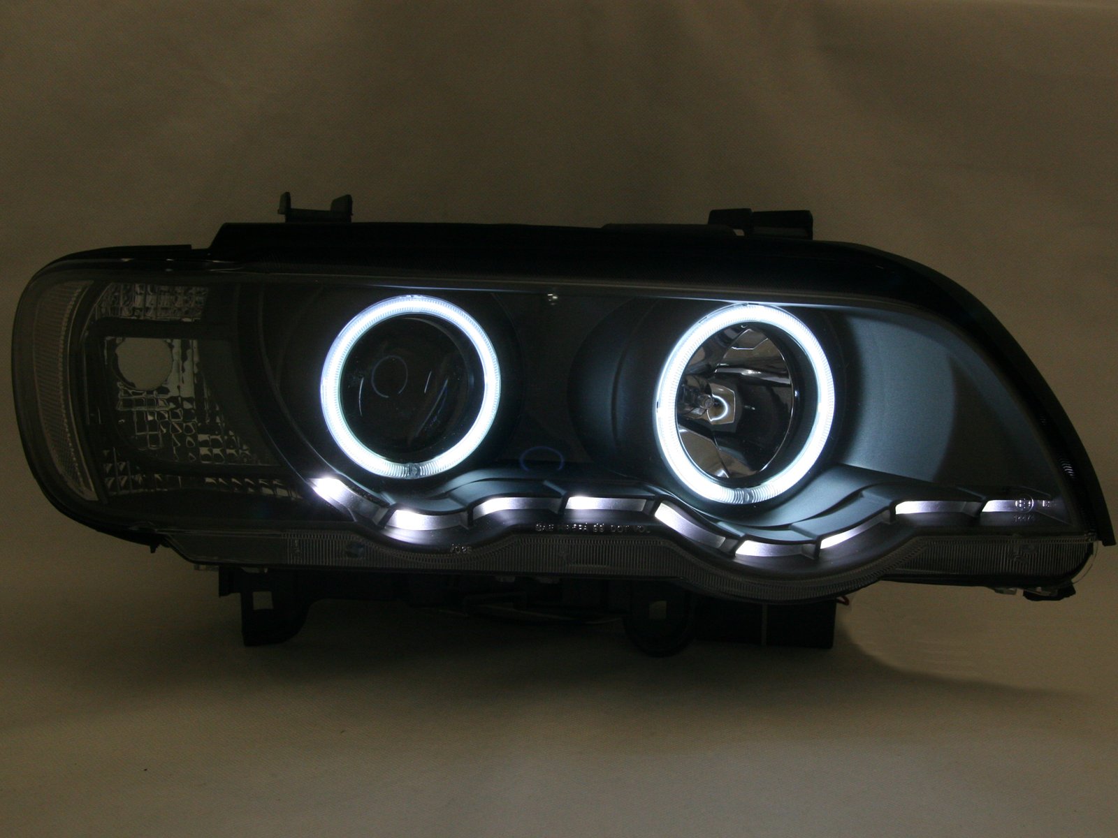 ФАРА КОМПЛЕКТ XENON D2s RINGI ANGEL LED BMW X5 E53 Сторона кабины слева + праве foto 0