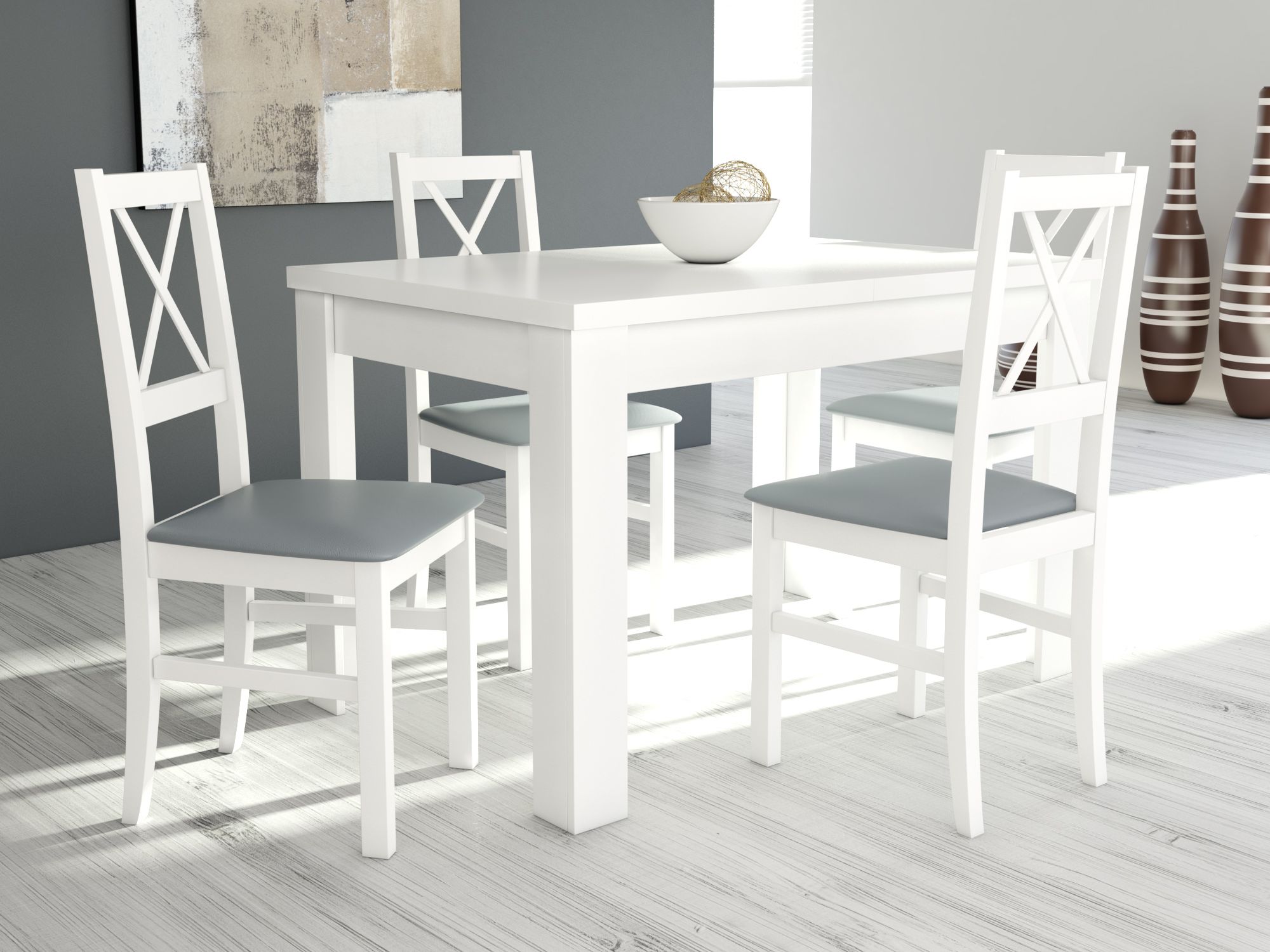 кухонний стіл 4 стільці, стіл і 4 стільці Код виробника S-44 NILO10