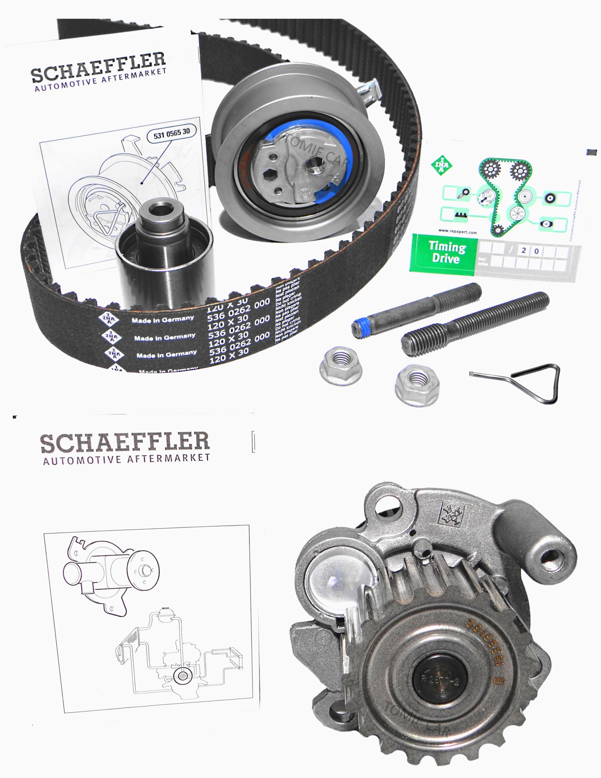 INA ROZRZĄD + POMPA INA VW GOLF IV BORA 1.9TDI Producent części INA