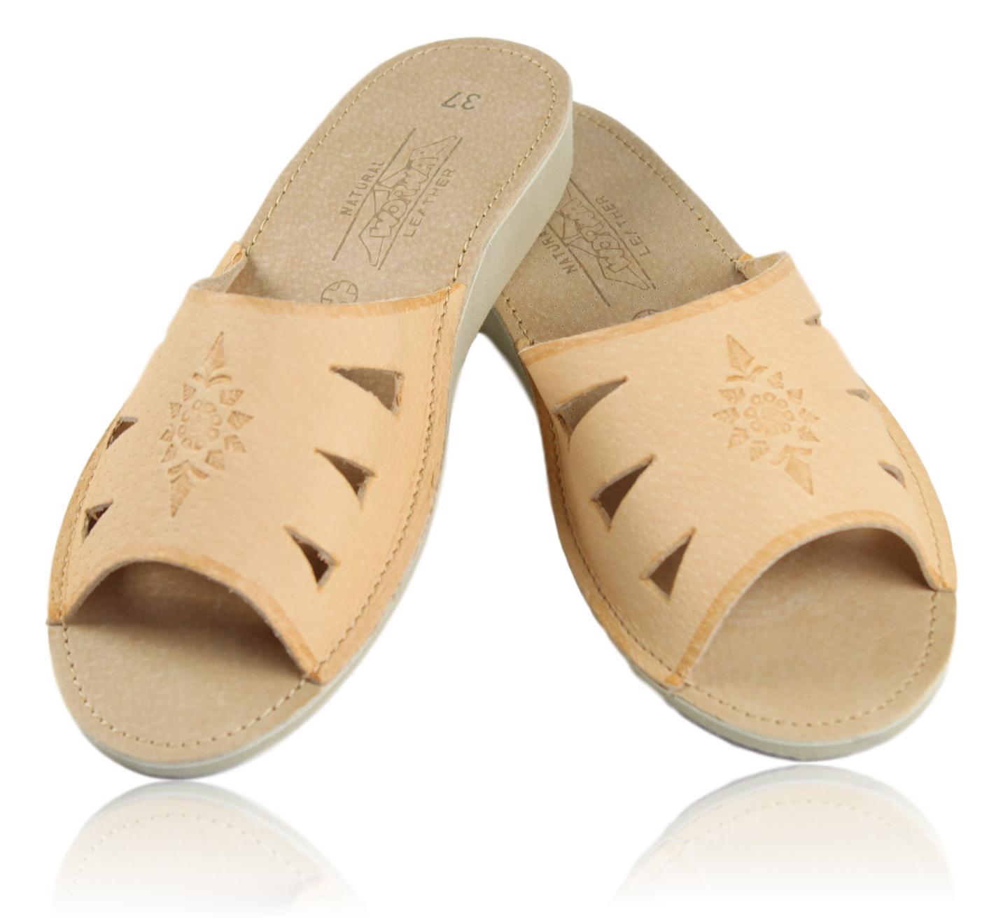 Kapcie klapki damskie skórzane domowe 1129 39 Płeć Produkt damski