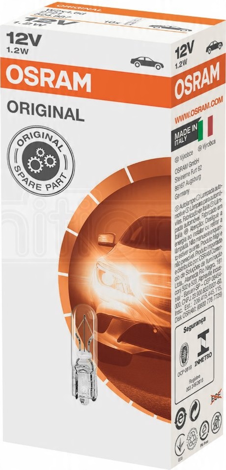 

Osram Original W1.2W 2721 liczniki zegary 10szt