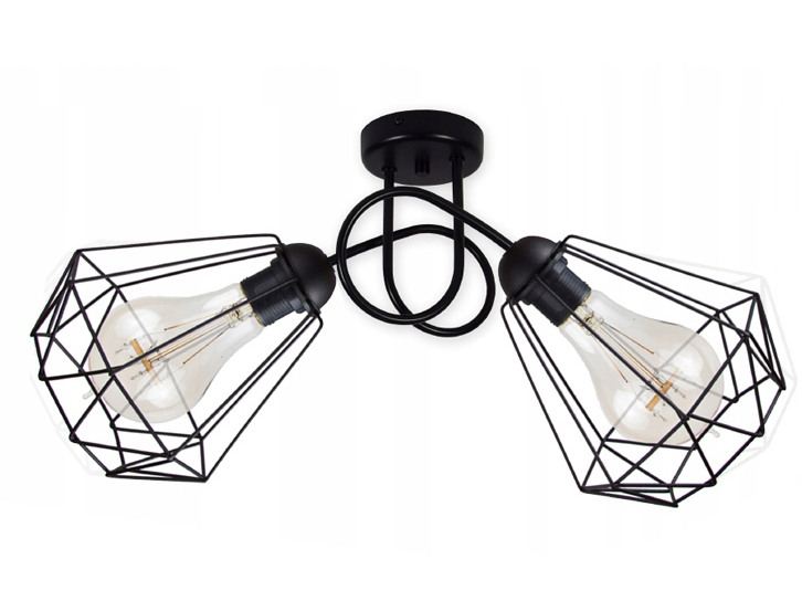 

Modna Sufitowa Lampa Żyrandol Ediament Skręt 2