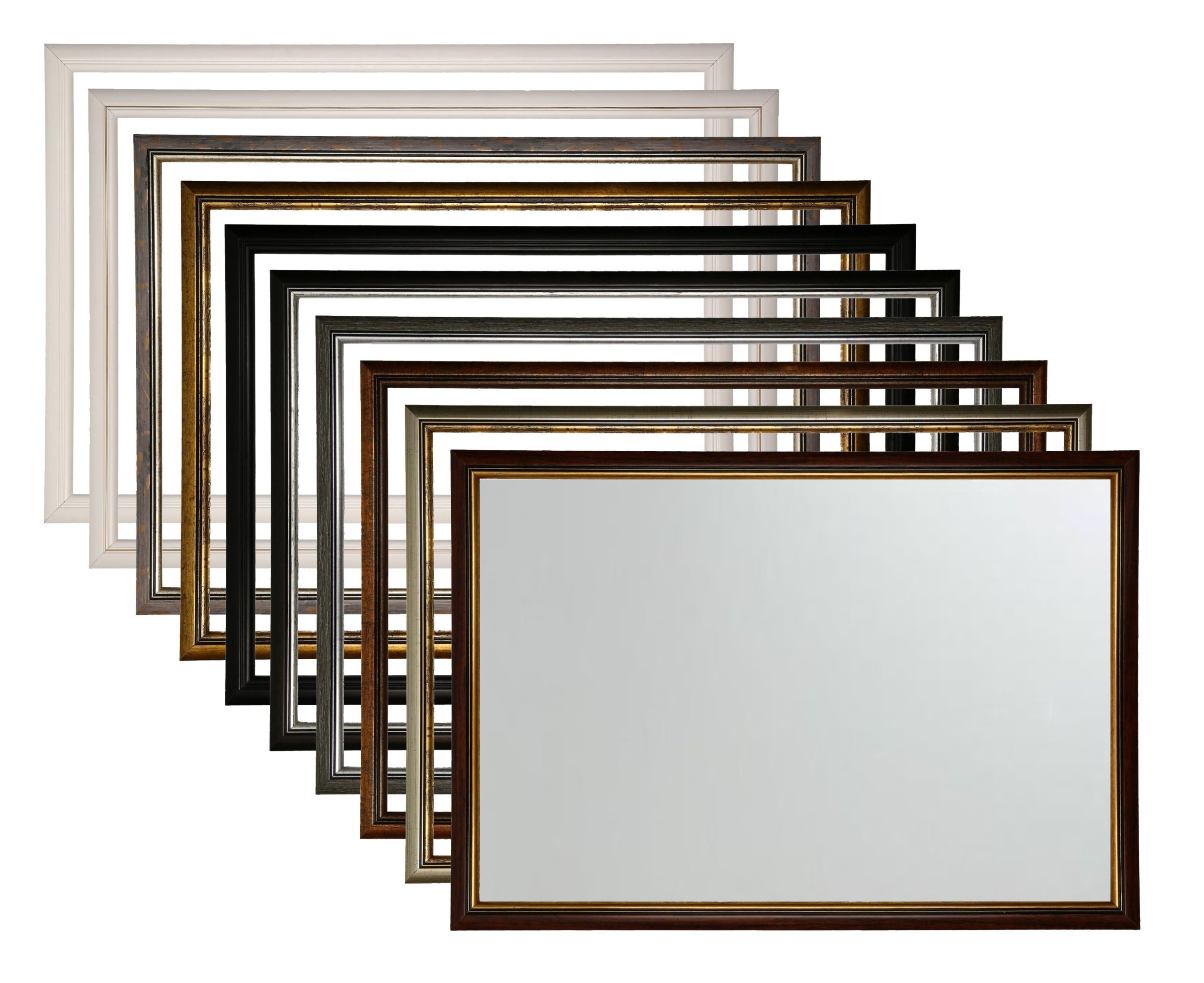 

Lustro 120x35cm Rama Drewniana różne kolory