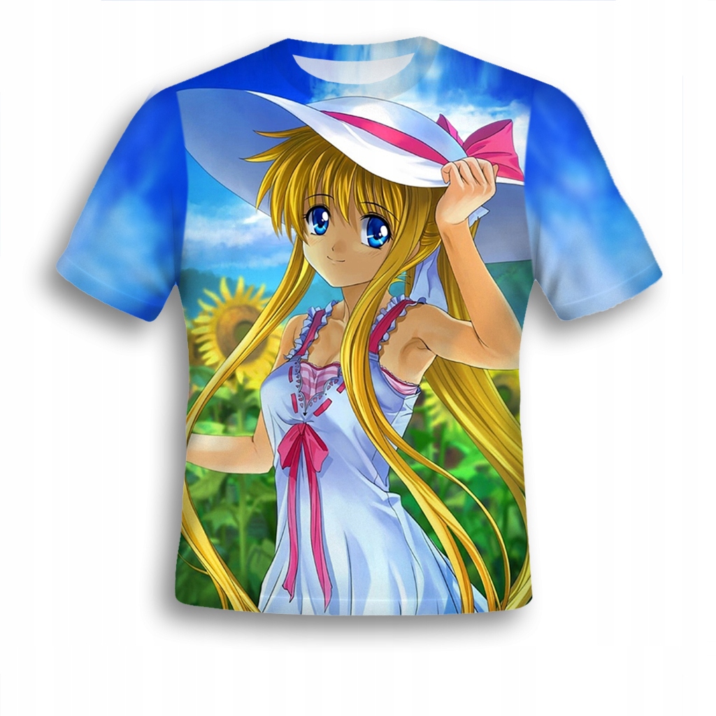 TRIČKO 3D T-shirt MANGA XL FULL PRINT PL