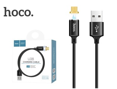 

Hoco kabel magnetyczny U28 Micro Usb czarny 1m