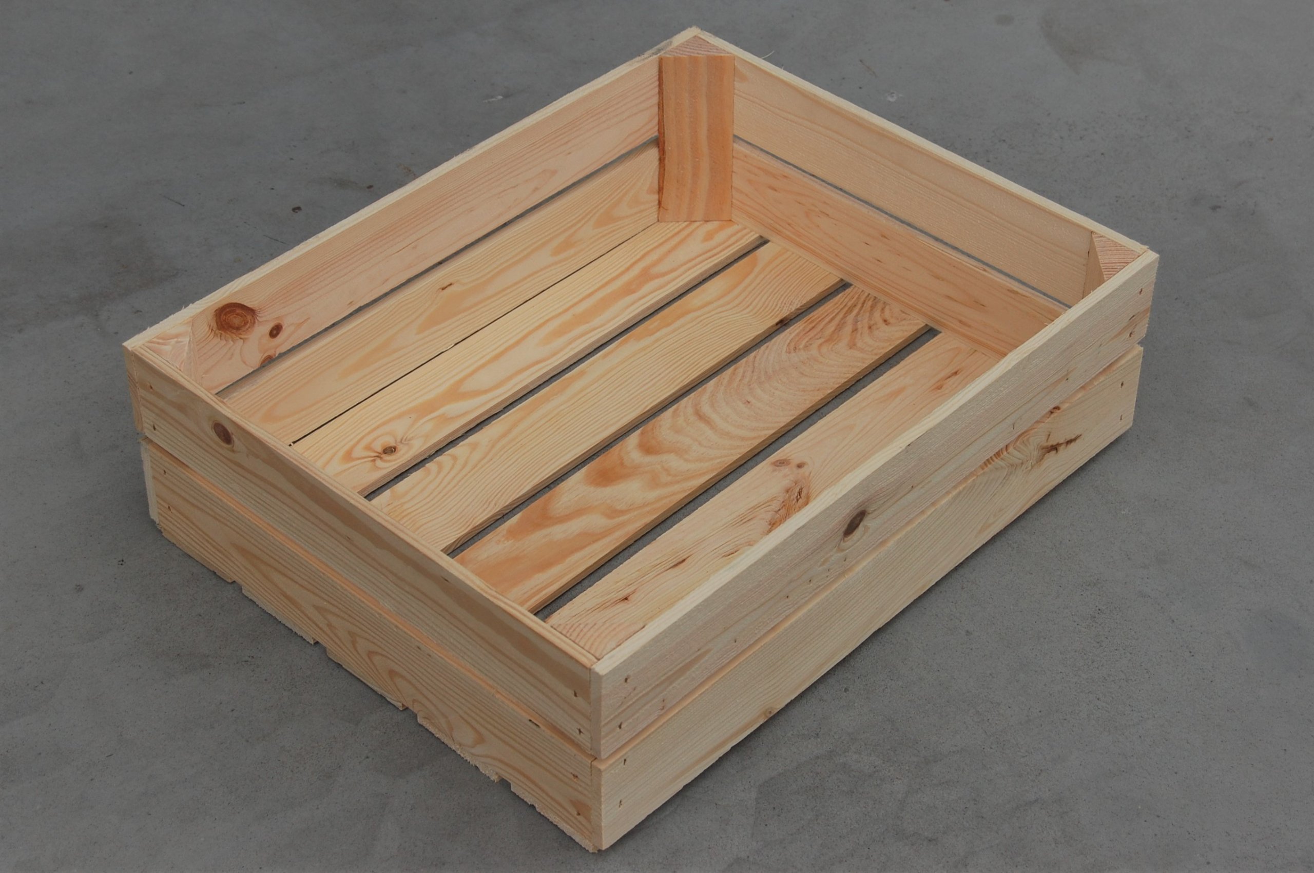 Skrzynka Drewniana Taca na Owoce 15x40x50 cm Marka Eklateczki