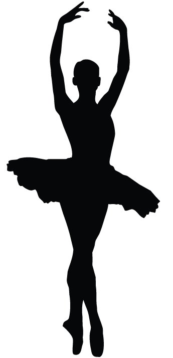 NAKLEJKI NA ŚCIANĘ BALET BALERINA BALETNICA 150cm