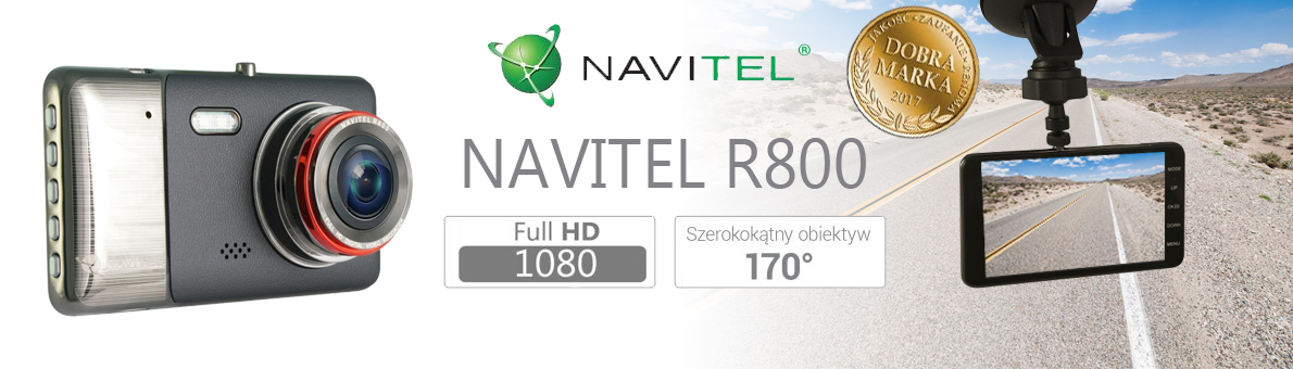 NAVITEL R800 Rejestrator jazdy Video kamera samochodowa Full HD Kod producenta R800