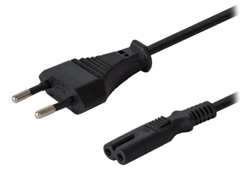 

Kabel zasilający Savio CL-105 płaski ósemka 2pin,