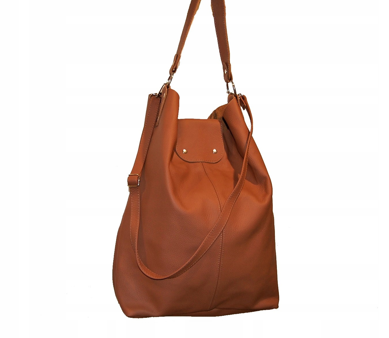 

Torebka Skórzana Shopper Bag 100% Skóra Naturalna