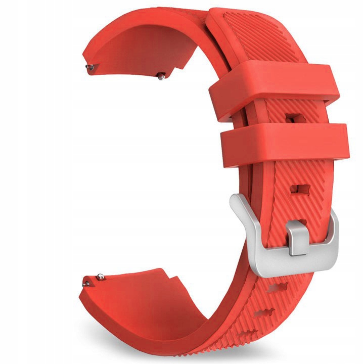 CZERWONY Pasek do SAMSUNG GALAXY WATCH 46mm Długość 220 mm