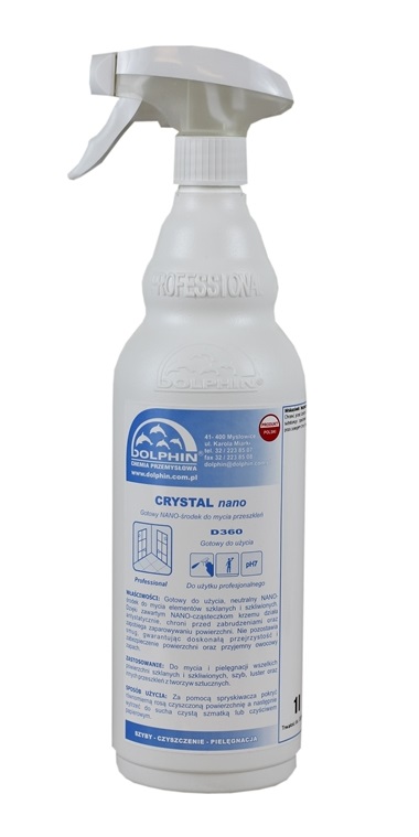 

Dolphin Crystal Płyn Do Szyb Okien 1L Red Plast