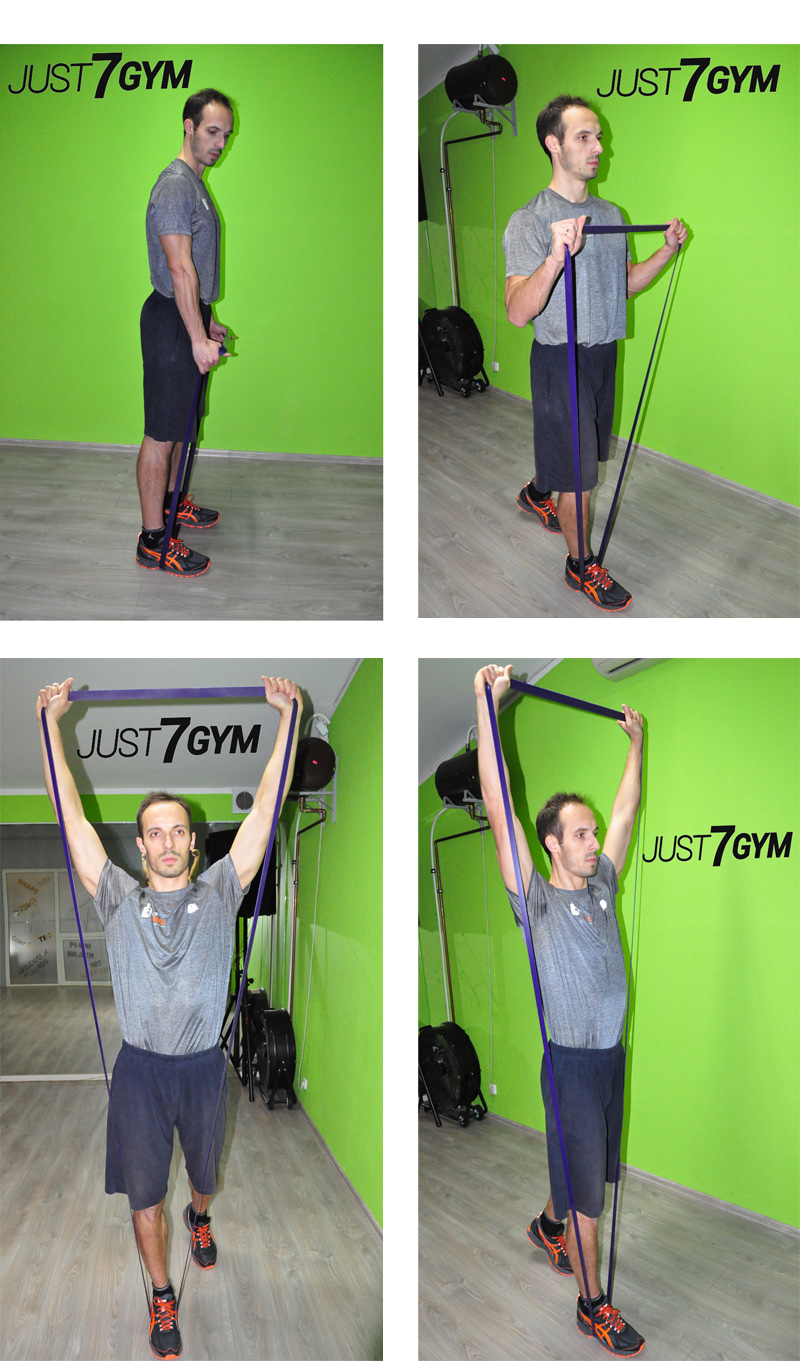 GUMA TAŚMA POWER BAND CROSSFIT FITNESS 56-66KG Szerokość 64 mm