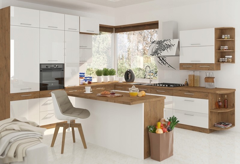 NOWOCZESNE MEBLE KUCHENNE TORINO/ VIGO I Materiał płyta MDF