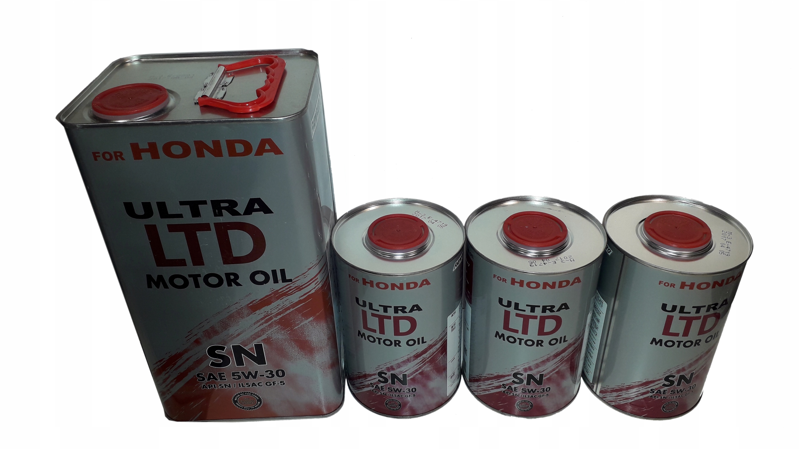 OLEJ HONDA ULTRA LTD SN 5W30 5W-30 7L 4L + 3X 1L 4036021545691 za 222 ...