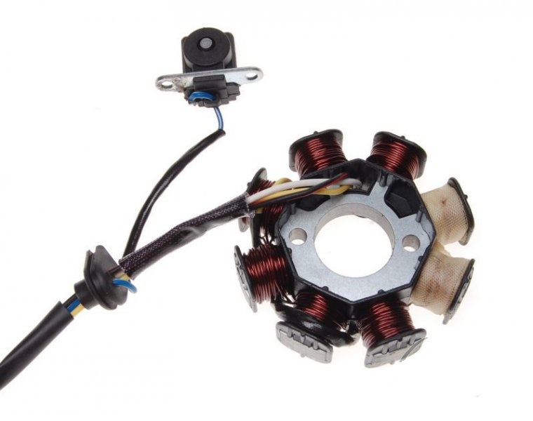 

Skuter, 4t ,delifin Stator Iskrownik 4 przewody