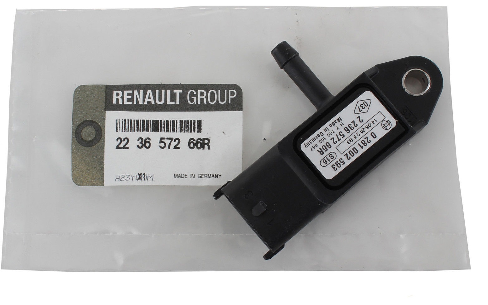 223657266R - CLIO III 1.5 DCI ДАТЧИК ДАВЛЕНИЯ НАДДУВА