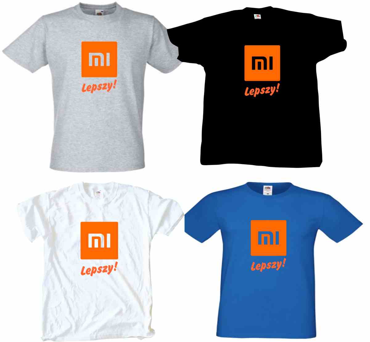 Xiaomi Lepszy! T-shirt Koszulka Kolor wielokolorowy