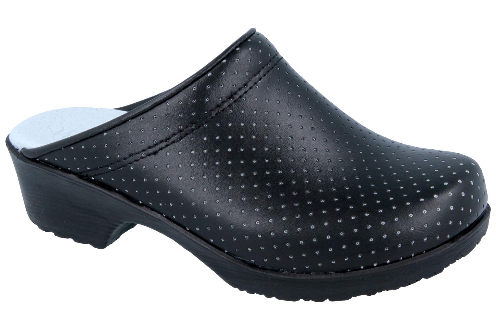 Chodaki SOLIDNE KLAPKI MEDYCZNE PERFOROW. skóra 46 Marka Vollsjö