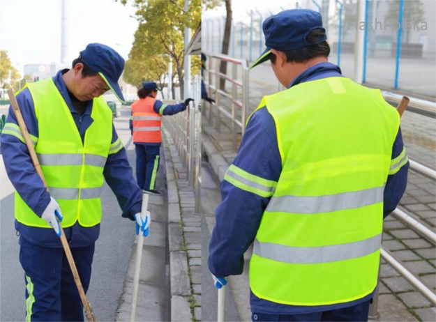 Kamizelka ODBLASKOWA OSTRZEGAWCZA DROGOWA CE Rozmiar XXXL