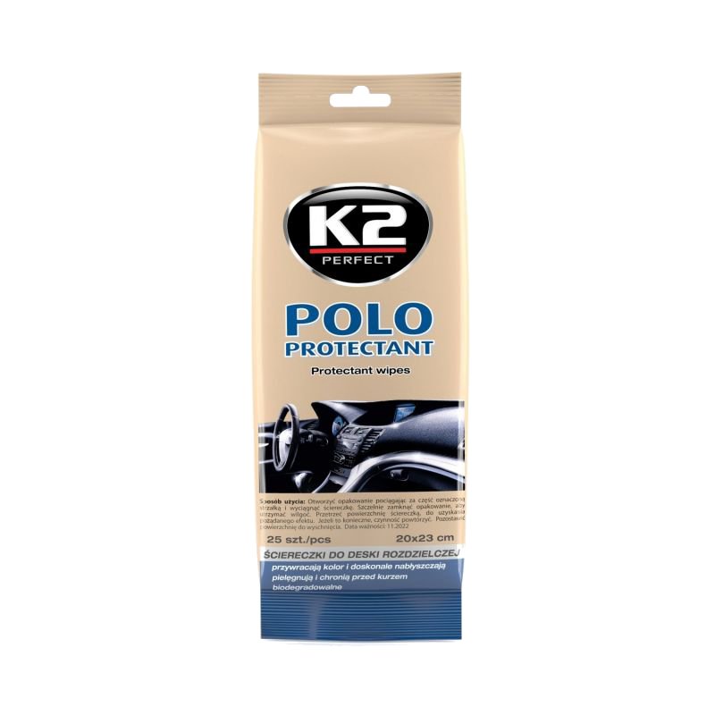 

K2 Polo Protectant Chusteczki Do Kokpitu 25 Sztuk