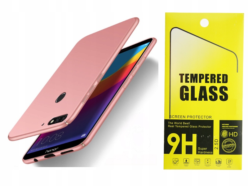 

Etui Ultra Slim Silky Touch Huawei Y7 2018 + Szkło