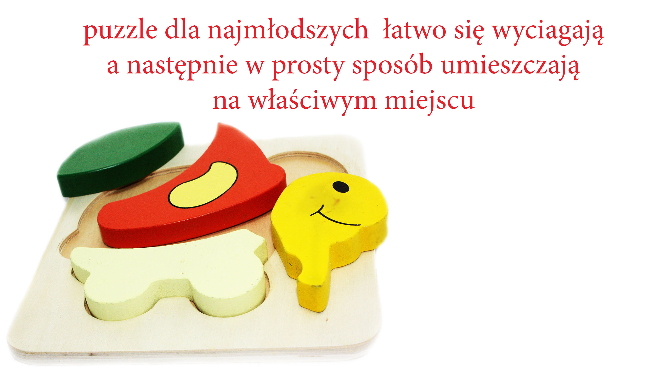PUZZLE DREWNIANE EDUKACYJNE PUZLE 15CM E0469 EMAJ Marka Emaj