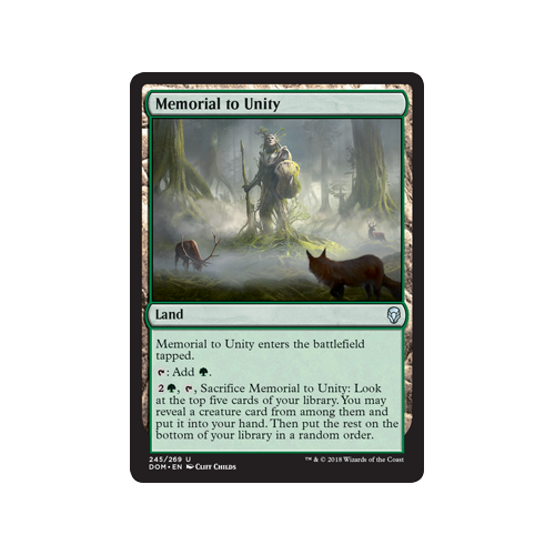 Mtg 2x Memorial to Unity (Uncommon)