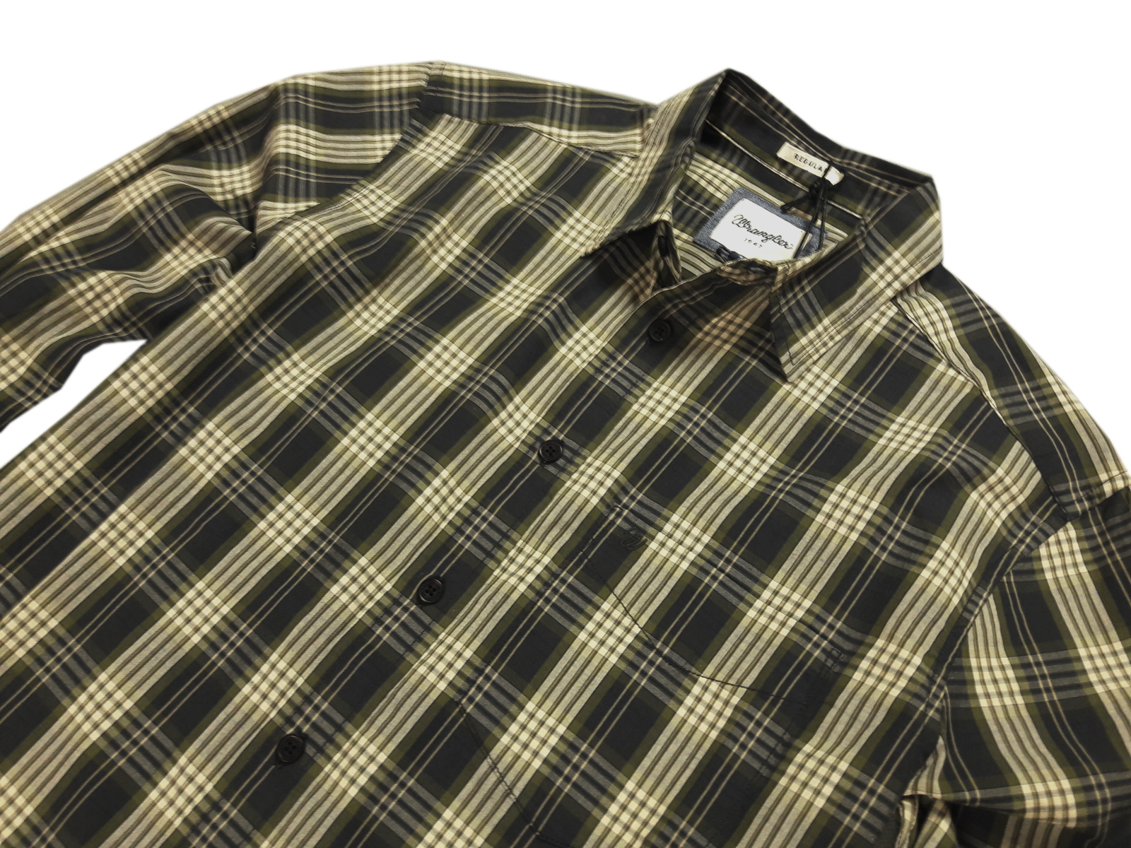 WRANGLER Ivy Green Koszula Kratka Regular M Marka Wrangler